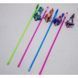 Cat teaser wand Feather mouse 50 cm, green
