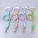 Dog leash nylon with soft handle 1.0 cm &times; 120 cm, multicolour