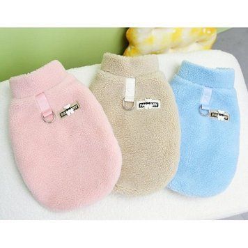 Dog vest Soft sherpa, pink, S