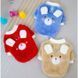 Dog fleece sweater Bear with ears, blue, S
